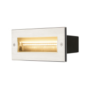 BRICK, Outdoor Wandeinbauleuchte, LED, 3000K, edelstahl, 230V, IP67, 850lm, 10W