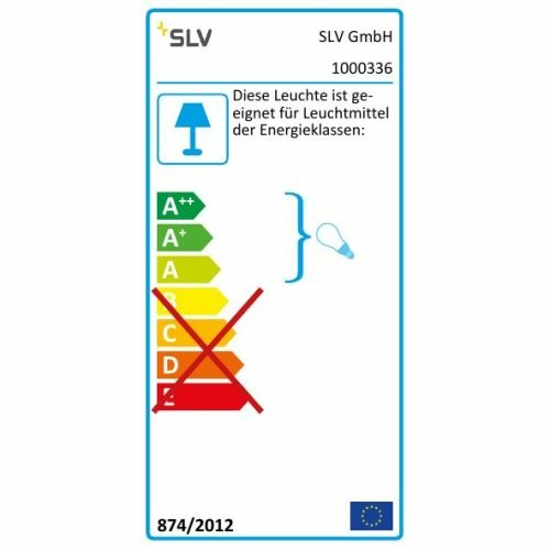 SLV SQUARE WALL, E27, Outdoor Wandleuchte, alu gebürstet, max. 20W, IP44