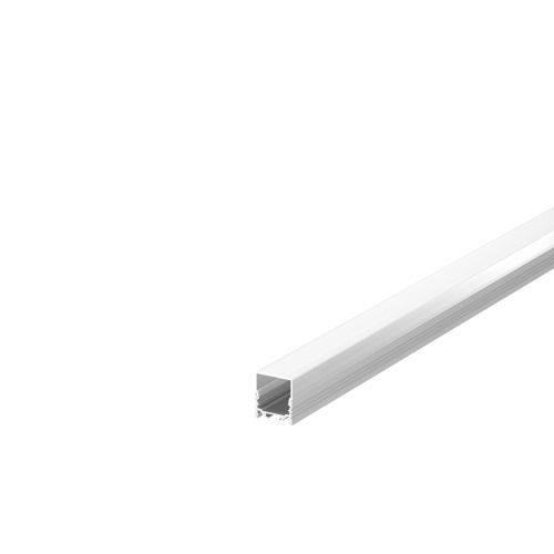 SLV GRAZIA 20 LED Aufbauprofil, flach, gerillt, 3m, alu