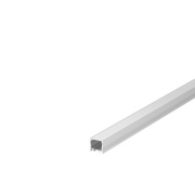 GRAZIA 20 LED Aufbauprofil, standard, gerillt, 2m, alu