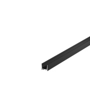 GRAZIA 20 LED Aufbauprofil, standard, glatt, 3m, schwarz