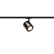 ENOLA_C LED Strahler für 1Phasen Hochvolt-Stromschiene, 3000K, schwarz, 55°, inkl. 1 Phasen-Adapter