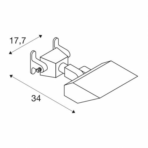 SLV TODAY LED Outdoor Displayleuchte, weiss, lang, 4000K, IP65