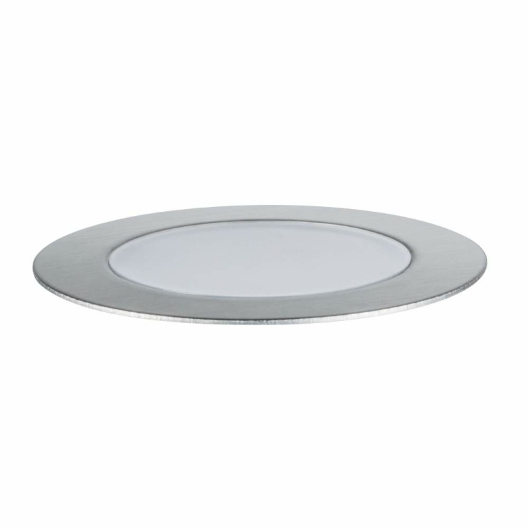 Paulmann Plug & Shine Basisset LED Bodeneinbauleuchte Floor Eco IP67 3000K 3x2W 21VA Silber