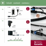 Plug & Shine Basisset LED Bodeneinbauleuchte Floor Mini IP67 3000K 3x2,5W 21VA Silber