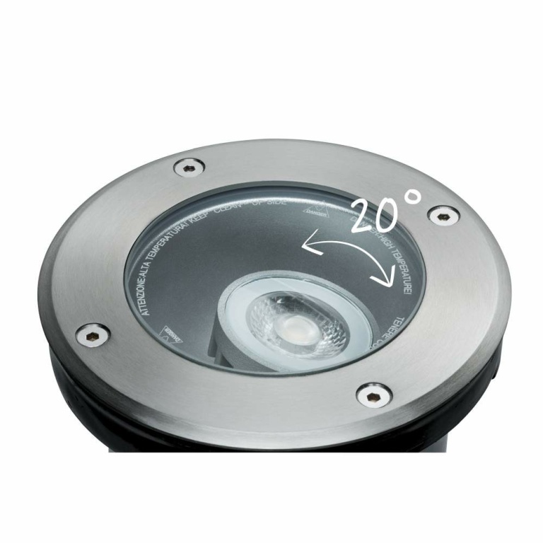 Paulmann Plug & Shine LED Bodeneinbauleuchte rund IP67 3000K 6W schwenkbar Einzelspot