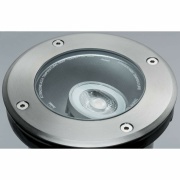 Plug & Shine LED Bodeneinbauleuchte rund IP67 3000K 6W schwenkbar Einzelspot