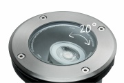 Plug & Shine LED Bodeneinbauleuchte Floor rund IP67 3000K 6W schwenkbar Einzelspot