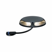 Plug & Shine LED Bodenaufbauleuchte IP67 befahrbar 2x3,3W 3000K zweifacher Lichtaustritt Anthrazit