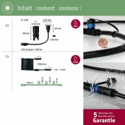 Plug & Shine Erweiterungsset LED Bodeneinbauleuchte Floor Mini IP67 3000K 3x2,5W Silber