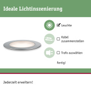 Plug & Shine LED Bodeneinbauleuchte Floor Eco IP67 3000K 2W Einzelspot