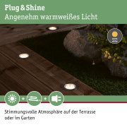 Plug & Shine LED Bodeneinbauleuchte Floor Eco IP67 3000K 2W Einzelspot