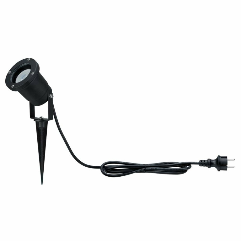 Paulmann Outdoor LED Gartenstrahler mit Erdspieß IP65 Schwarz Aluminium inkl. Leuchtmittel