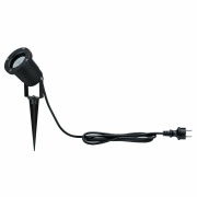 Outdoor LED Gartenstrahler mit Erdspieß IP65 Schwarz Aluminium inkl. Leuchtmittel