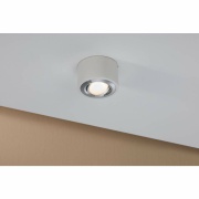 LED Deckenleuchte Argun 1-flammig 3-Step-Dim 3000K 280lm 230V 4,8W dimmbar Weiß/Alu gebürstet