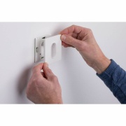 LED Wandeinbauleuchte Wall eckig Weiß mit Bewegungsmelder 1,1W 2700K