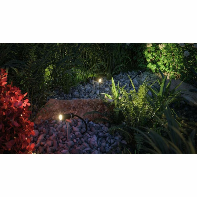 Paulmann Plug & Shine LED Gartenstrahler Plantini Einzelspot IP65 3000K Anthrazit