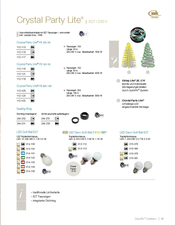 MK-Illumination Dichtmanschette für E27 Fassung
außenliegend weiß