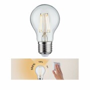 LED-Lampe E27 Birne Klar 2700K Warmweiß 470lm 5W 3-Stufen-dimmbar