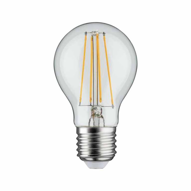 Paulmann LED-Lampe E27 Birne Klar 2700K Warmweiß 806lm 8W 3-Stufen-dimmbar