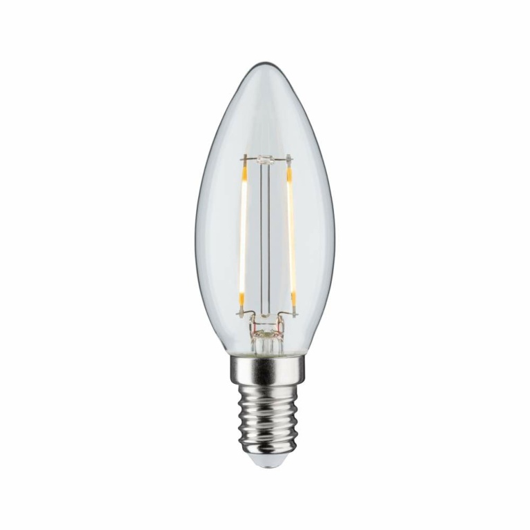 Paulmann LED-Lampe E14 Kerze Klar 2700K Warmweiß 250lm 2.7W 3-Stufen-dimmbar