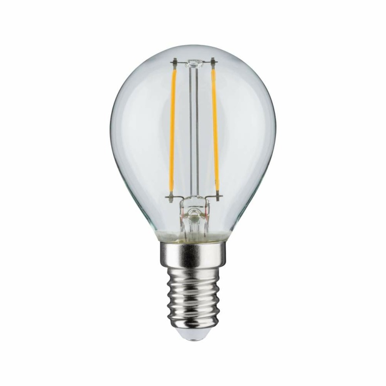 Paulmann LED-Lampe E14 Tropfen Klar 2700K Warmweiß 250lm 2.7W 3-Stufen-dimmbar