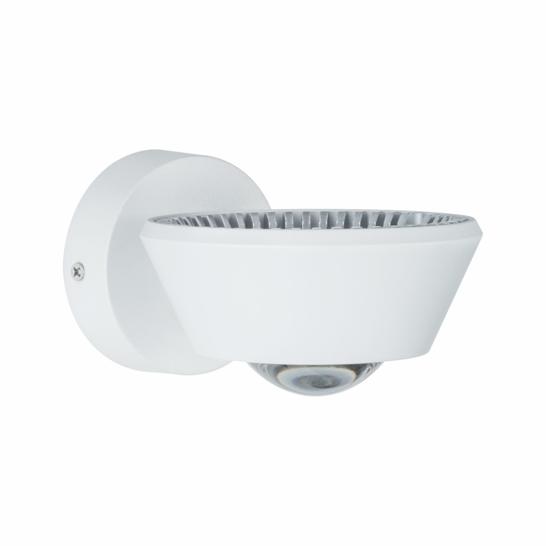 Paulmann LED Designer Wandleuchte Sabik Weiß matt Up&Down IP44 9W drehbar dimmbar