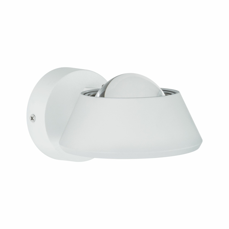 Paulmann LED Designer Wandleuchte Sabik Weiß matt Up&Down IP44 9W drehbar dimmbar