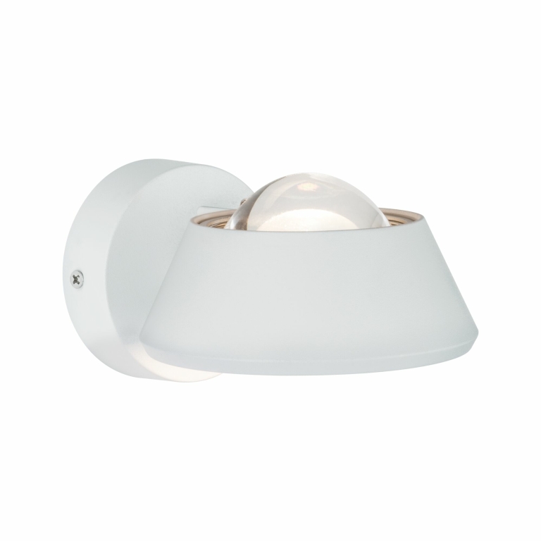 Paulmann LED Designer Wandleuchte Sabik Weiß matt Up&Down IP44 9W drehbar dimmbar