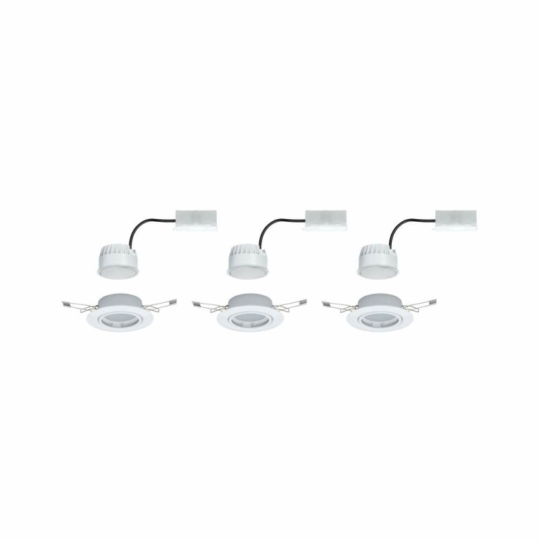 Paulmann Einbauleuchte LED Base rund 3x5W  Weiß matt