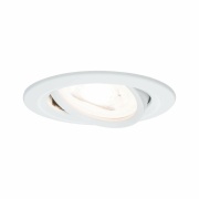 Einbauleuchte LED Nova rund 1x6,5W GU10 Weiß matt