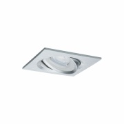 Einbauleuchte LED Nova eckig 3x6,5W GU10 Alu gedreht