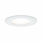 LED Einbauleuchte Nova Einzelspot rund 1x6.5W IP44 GU10 Weiß (matt) 2700K 230V