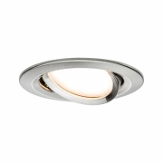 Einbauleuchte LED Nova rund 1x6,5W  Eisen gebürstet