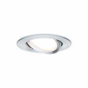 LED Einbauleuchte Nova Coin Basisset 3er Set rund 6W IP23 Alu gedreht schwenkbar 2700K 230V