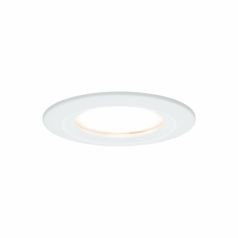 Paulmann LED Bad-Einbauleuchte Nova Coin 3er Set rund 6W IP44 Weiß (matt) 2700K 230V