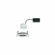 LED Einbauleuchte Nova Coin Einzelleuchte rund 6W IP44 Alu gedreht 2700K 230V