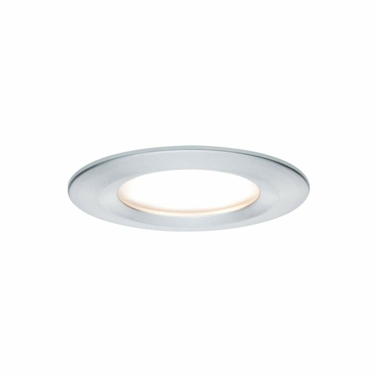 Paulmann LED Einbauleuchte Nova Coin Basisset 3er Set rund 6W IP44 Alu gedreht 2700K 230V