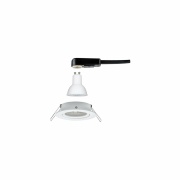 LED Einbauleuchte Nova Einzelspot rund 1x6.5W IP23 GU10 Weiß (matt) schwenkbar dimmbar 3-step-dim 2700K 230V