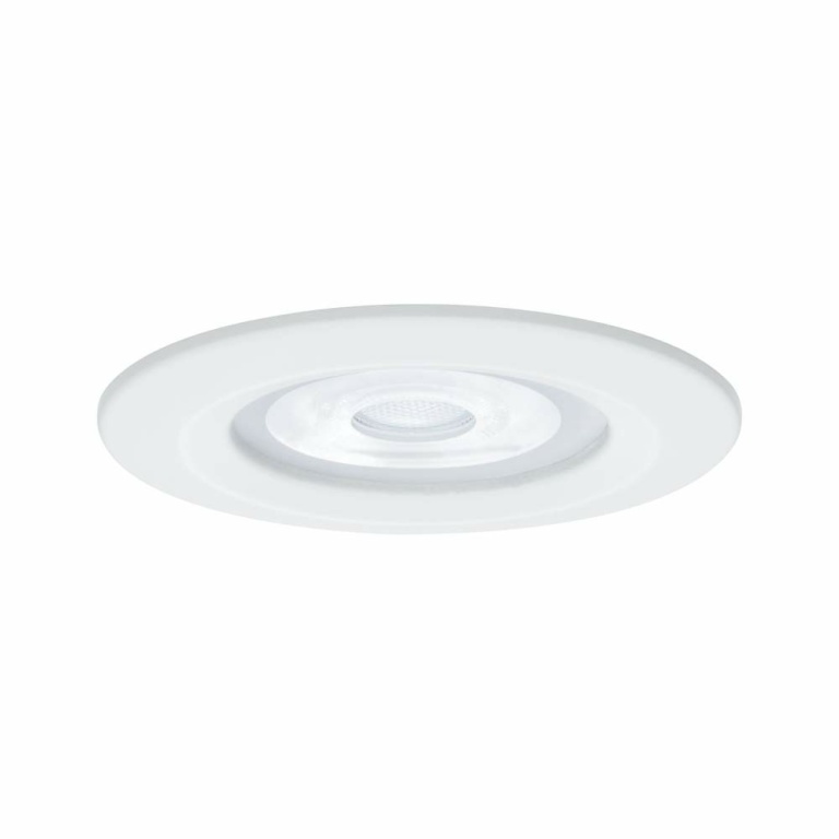 Paulmann LED Bad-Einbauleuchte Nova 3er Set rund 6.5W IP44 GU10 Weiß (matt) dimmbar 3-step-dim 2700K 230V