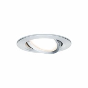 LED Einbauleuchte Nova Coin Basisset 3er Set rund 6W IP23 Alu gedreht schwenkbar dimmbar 3-step-dim 2700K 230V