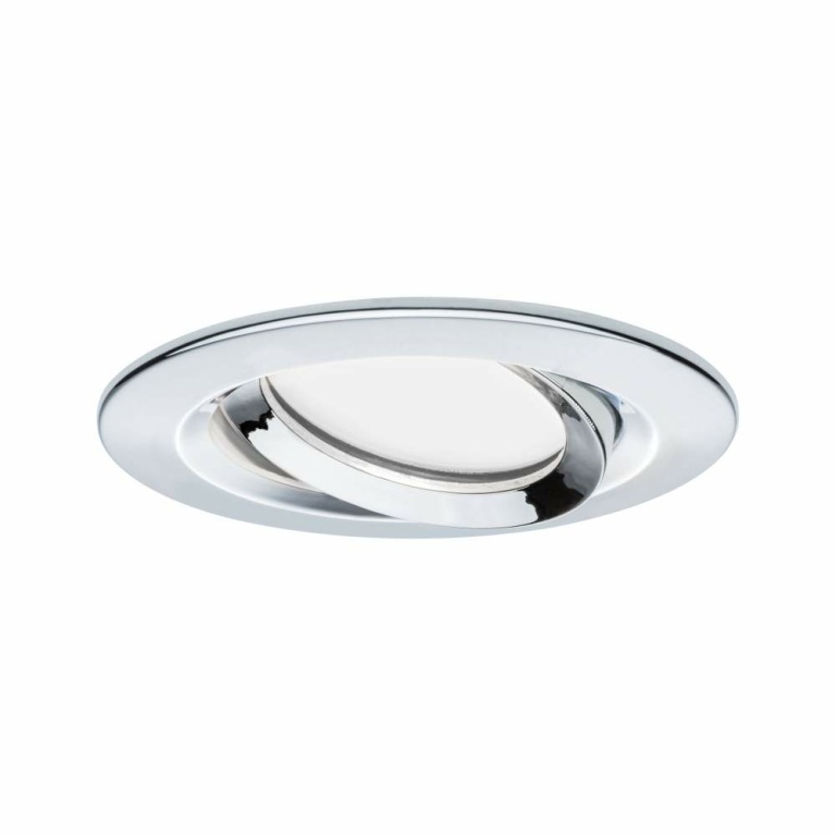 Paulmann LED Einbauleuchte Nova Coin Basisset 3er Set rund 6W IP23 Chrom schwenkbar dimmbar 3-step-dim 2700K 230V