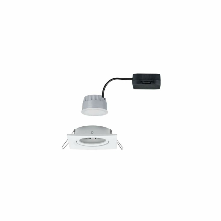 Paulmann Einbauleuchte LED Nova eckig 1x6,5W  Weiß matt