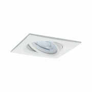 LED Einbauleuchte Nova Coin 3er Set eckig 6W IP23 Weiß (matt) schwenkbar dimmbar 3-step-dim 2700K 230V