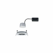 LED Bad-Einbauleuchte Nova Coin Einzelleuchte rund 6W IP44 Alu gedreht dimmbar 3-step-dim 2700K 230V