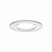 LED Bad-Einbauleuchte Nova Coin Basisset 3er Set rund 6W IP44 Chrom dimmbar 3-step-dim 2700K 230V