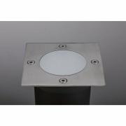 Plug & Shine LED Bodeneinbauleuchte Floor eckig IP65 3000K 3,8W Edelstahl Einzelspot