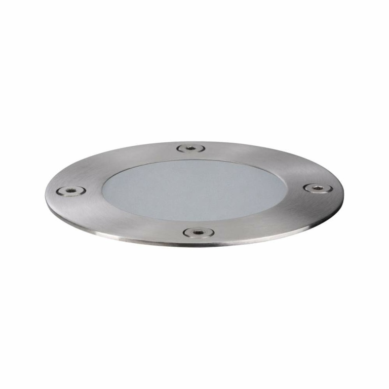 Paulmann Plug & Shine LED Bodeneinbauleuchte Floor rund IP65 3000K 3,8W Edelstahl Einzelspot