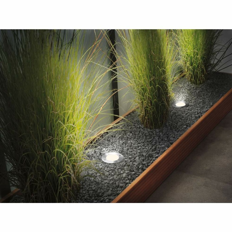 Paulmann Plug & Shine LED Bodeneinbauleuchte Floor rund IP65 3000K 3,8W Edelstahl Einzelspot