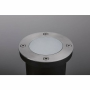 Plug & Shine LED Bodeneinbauleuchte Floor rund IP65 3000K 3,8W Edelstahl Einzelspot